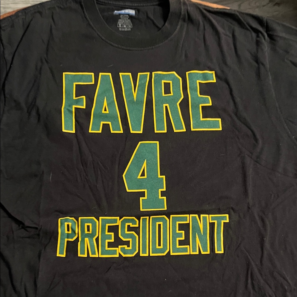 Reebok Black Tee with Green and Yellow Graphic